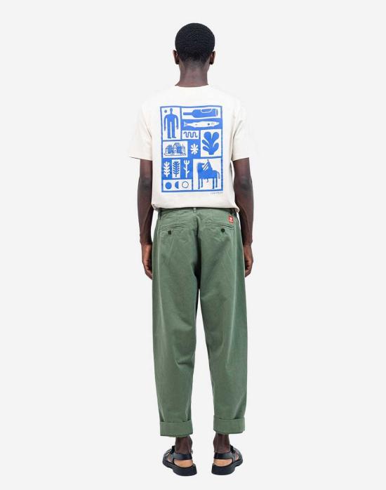  OLOW 스트레이트 팬츠 올로우 셈보 팬츠 올리브 - OTHER BRANDS