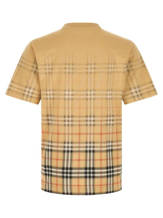 26SS 버버리 그라디언트 체크 코튼 티셔츠 8119022SANDIPCHECK - BURBERRY