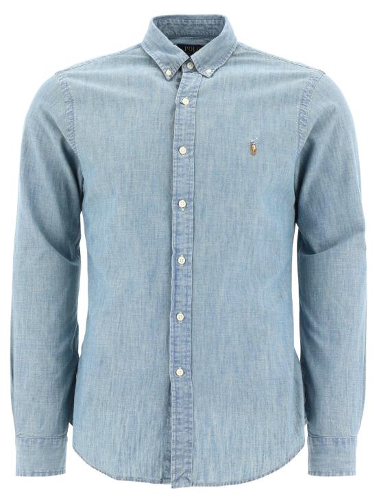 26SS 폴로 랄프로렌 클래식 플리스 후드 집업 710548538001CHAMBRAY