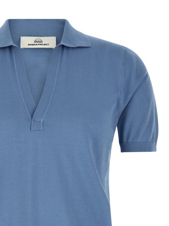 26SS 리비에라 프로젝트 폴로 티셔츠 PR13101SX21 Light Blue - RIVIERA PROJECT