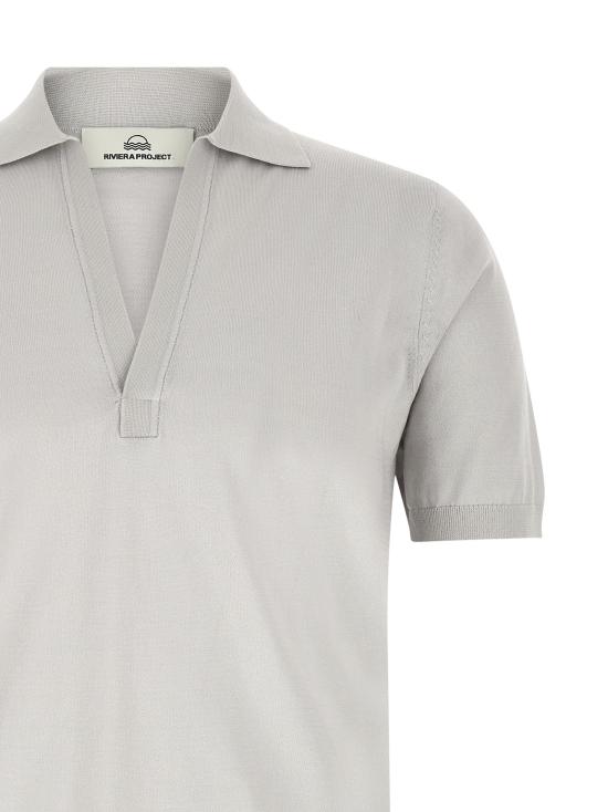 26SS 리비에라 프로젝트 폴로 티셔츠 PR13101SX4 Gray - RIVIERA PROJECT