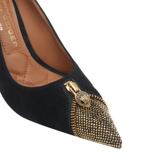 25FW 커트가이거 힐/펌프스 4987305209 BLACK COMB Black - KURT GEIGER