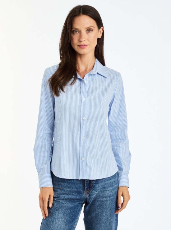  드류 블라우스 새미 버튼다운 탑