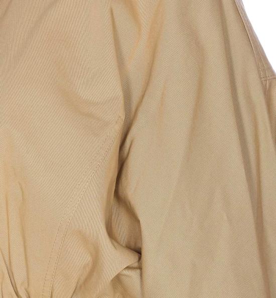  짐머만 블라우스 반란 드로운 탑 베이지 - ZIMMERMANN