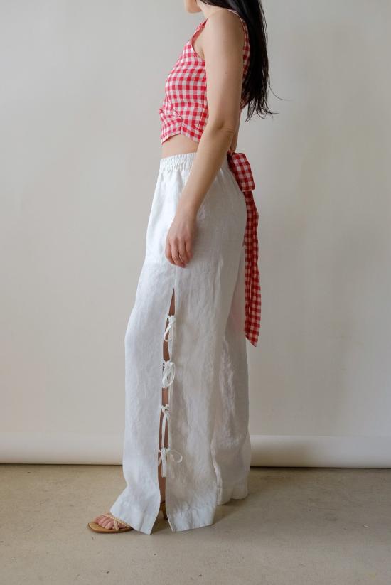  우마 왕 팔라초 팬츠 우마 린넨 바지