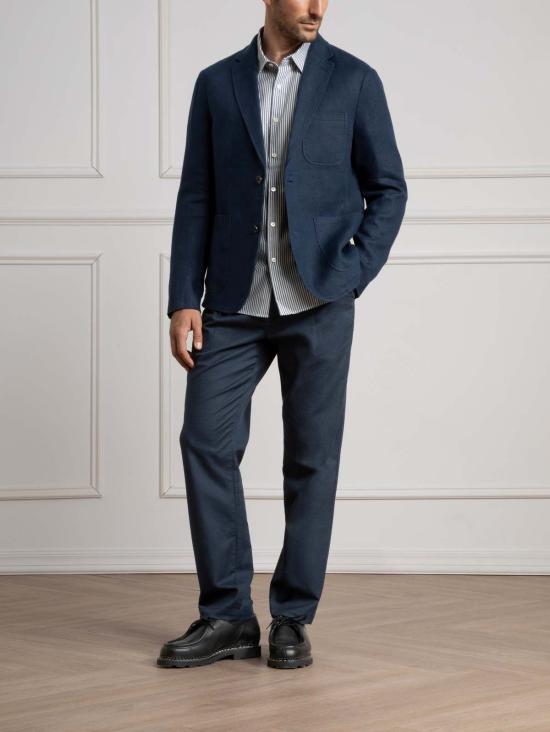  오엔에스 수트 자켓 O.N.S 페리 린넨 블레이저 네이비 - O.N.S