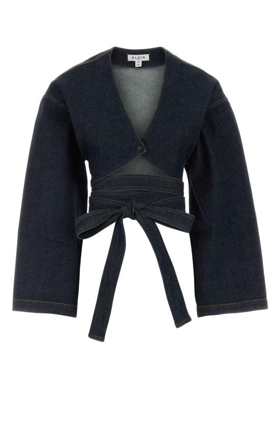 26SS 알라이아 자켓 AA9V1286D008C A08 BLEUBRUT