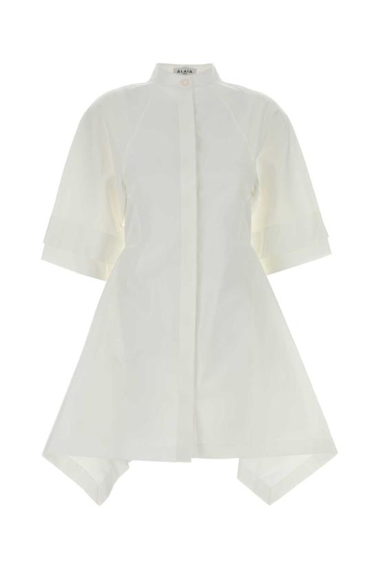 26SS 알라이아 숏 원피스 AA9R3071T611C 000 BLANC