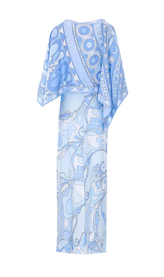 26SS 푸찌 롱 원피스 6HRI30 6H731028 Blue - PUCCI