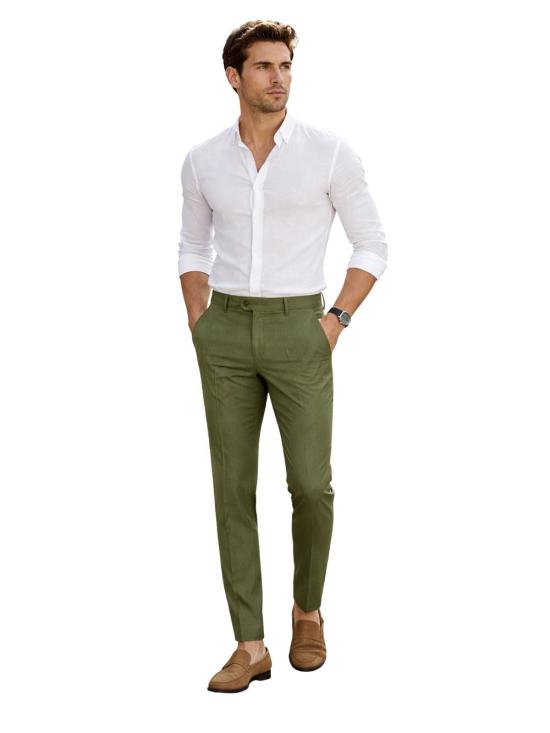 26SS 프랜지스 콜렉션 수트 팬츠 4C10EAUTXEEVUE 52 Green - FRANZESE COLLECTION