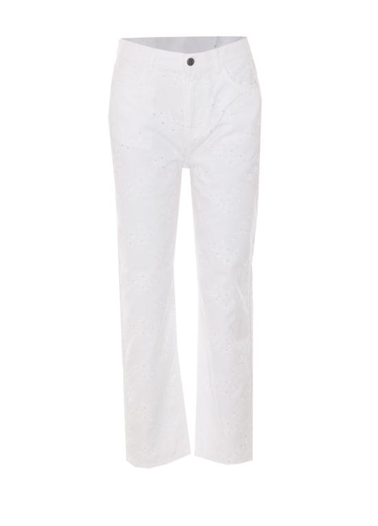 26SS 리우조 스트레이트 팬츠 WA6273T447A 10701 White