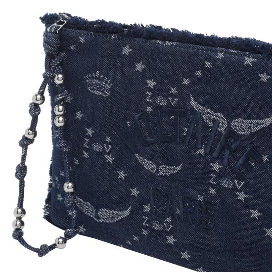 26SS 자딕앤볼테르 클러치/파우치 LWSG03746 415 Blue - ZADIG & VOLTAIRE