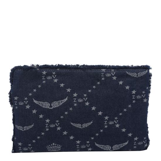 26SS 자딕앤볼테르 클러치/파우치 LWSG03746 415 Blue - ZADIG & VOLTAIRE