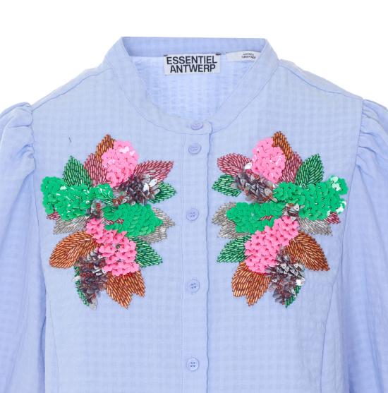 26SS 에센셜앤트워프 블라우스 JAIDEN J2NB Blue - ESSENTIEL ANTWERP