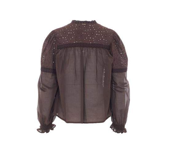 26SS 트윈셋 블라우스 261TF2114 12110 Brown - TWINSET