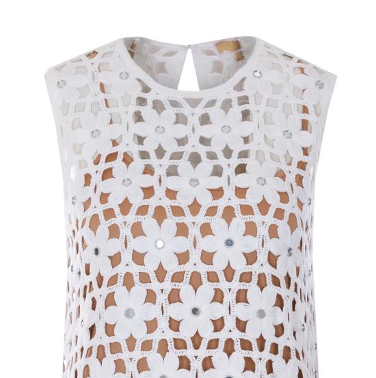 26SS 마이클 코어스 미디 원피스 MS683CWKNE 100 White - MICHAEL KORS