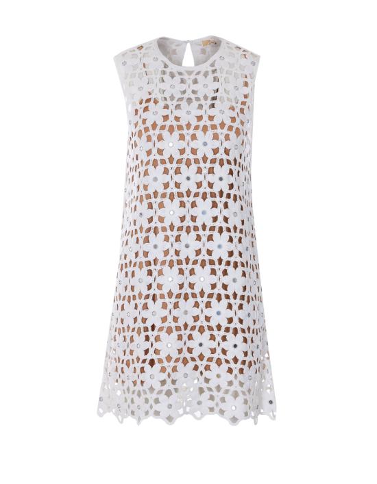 26SS 마이클 코어스 미디 원피스 MS683CWKNE 100 White