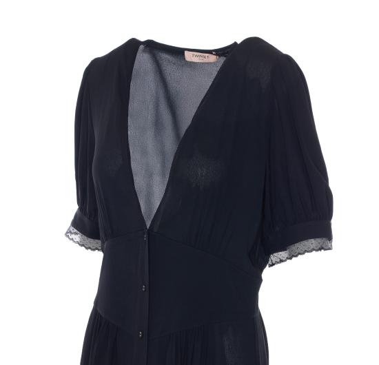 26SS 트윈셋 미디 원피스 261TT2071 00006 Black - TWINSET