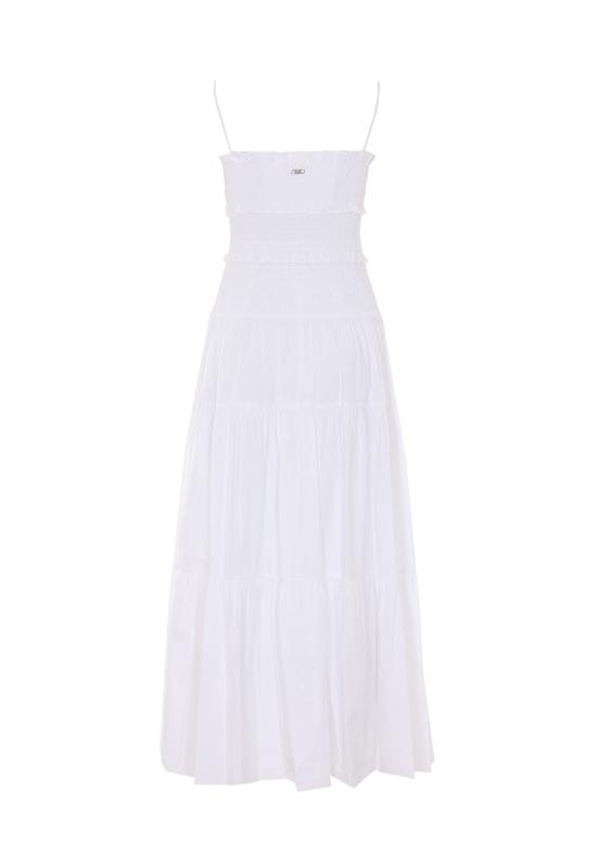 26SS 마이클 코어스 미디 원피스 MS683BFKLZ 100 White - MICHAEL KORS