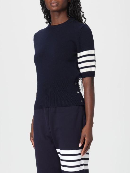 26SS 톰브라운 스웨터 FKA515A Y1029 415 NAVY DOM - THOM BROWNE