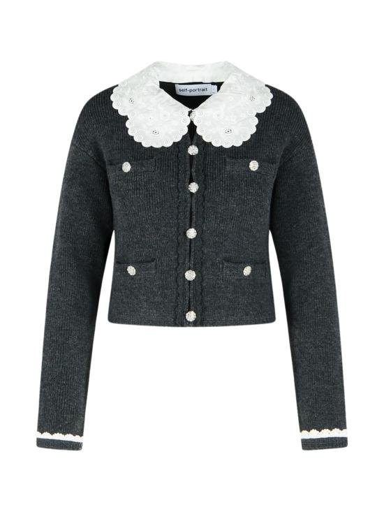 26SS 셀프 포트레이트 자켓 RS26121CBGREY CHARCOAL DOM