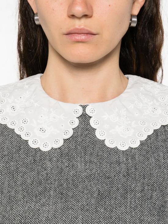 26SS 셀프 포트레이트 미디 원피스 RS26038SAGREY GRGREY DOM - SELF PORTRAIT