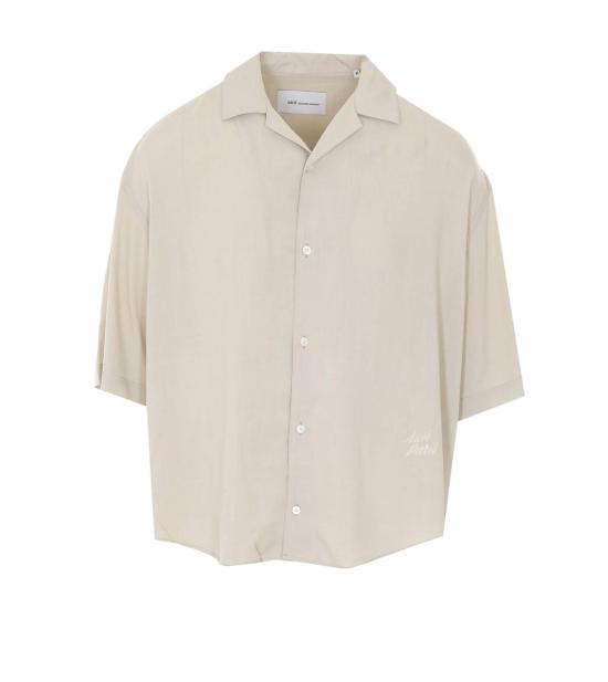  아미 반팔 셔츠 알렉상드르 마티우시  파리 반팔 셔츠 베이지