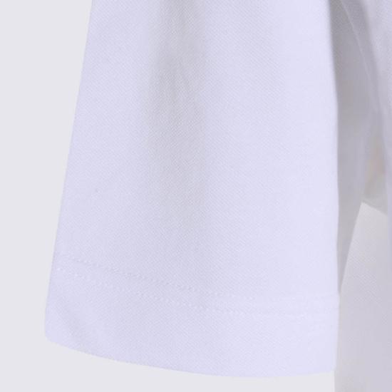  브루넬로 쿠치넬리 반팔 티셔츠 Brunello Cucinelli 코튼 폴로 셔츠 화이트 - BRUNELLO CUCINELLI