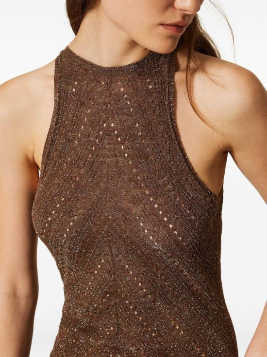 26SS 트윈셋 롱 원피스 261TT3213 13566 Brown - TWINSET