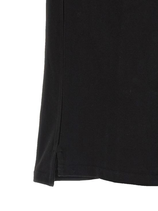  씨피 컴퍼니 폴로 티셔츠 C.P. 회사 로고 패치 폴로 셔츠 블랙 - C.P. COMPANY