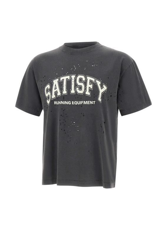 26SS 새티스파이 모스테크 티셔츠 11006 00A04 Black