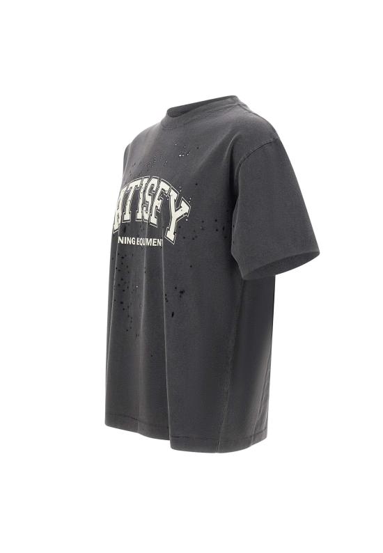 26SS 새티스파이 모스테크 티셔츠 11006 00A04 Black - SATISFY