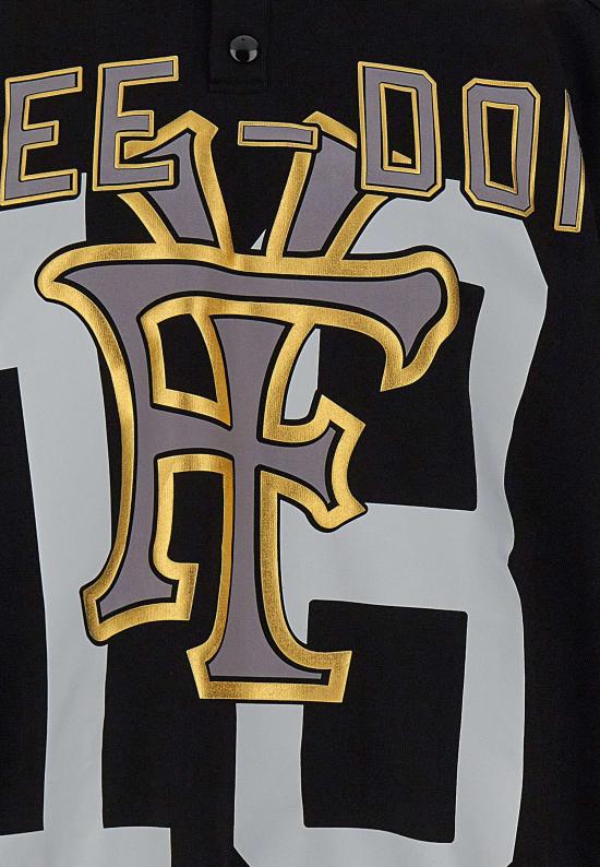 26SS 피디에프 폴로 티셔츠 DFM55025TJ103 FREDM Black - PDF