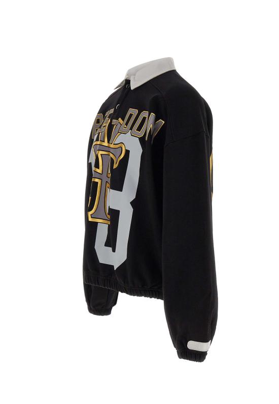 26SS 피디에프 폴로 티셔츠 DFM55025TJ103 FREDM Black - PDF