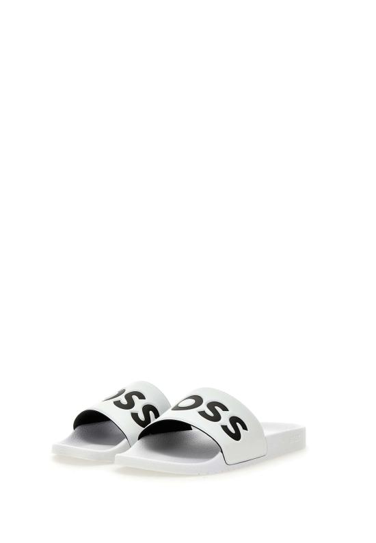  보스 뮬/슬리퍼 50536835 101 White - BOSS