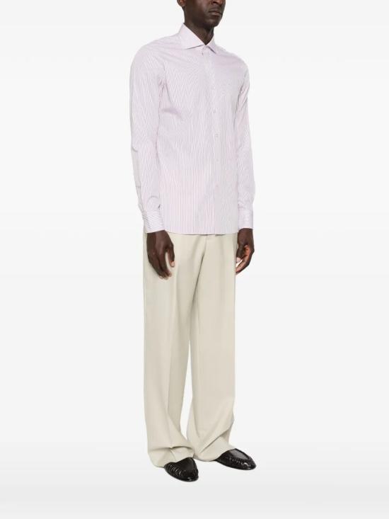 26SS 보리엘로 긴팔 셔츠 21022 3 STRIPE BLUE - BORRIELLO