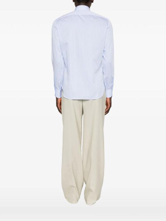 26SS 보리엘로 긴팔 셔츠 21019 1 STRIPE LIGHT BLUE - BORRIELLO