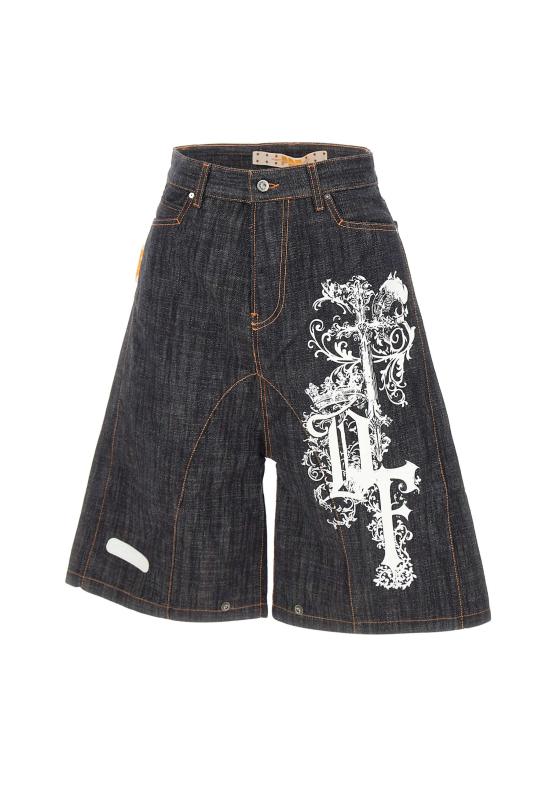 26SS 피디에프 숏팬츠 DFM03012DF195 WASH BLUE