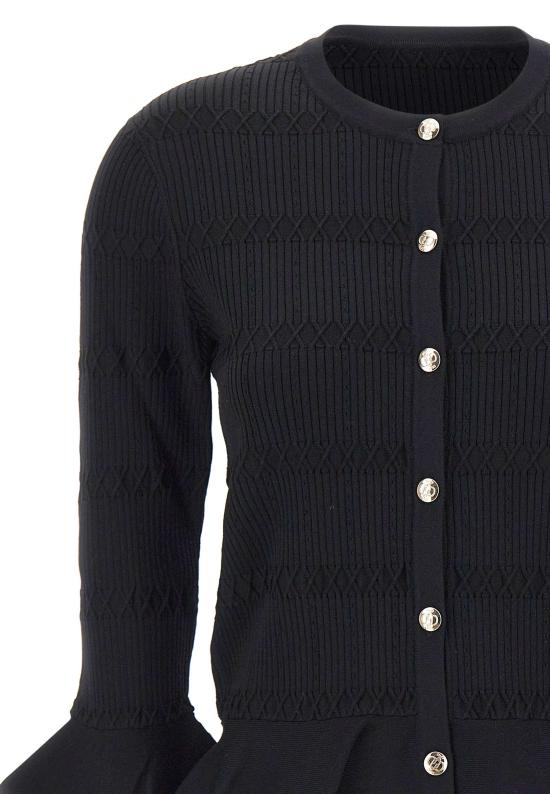 26SS 리우조 가디건 CA6103MS55N 22222 Black - LIU JO