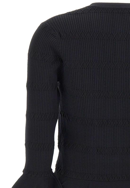 26SS 리우조 가디건 CA6103MS55N 22222 Black - LIU JO