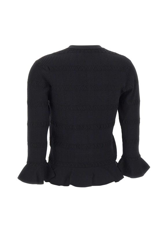 26SS 리우조 가디건 CA6103MS55N 22222 Black - LIU JO