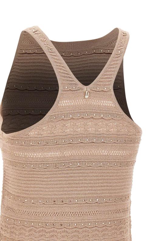 26SS 리우조 민소매 티셔츠 CA6238MA06S A4389 BEIGE - LIU JO