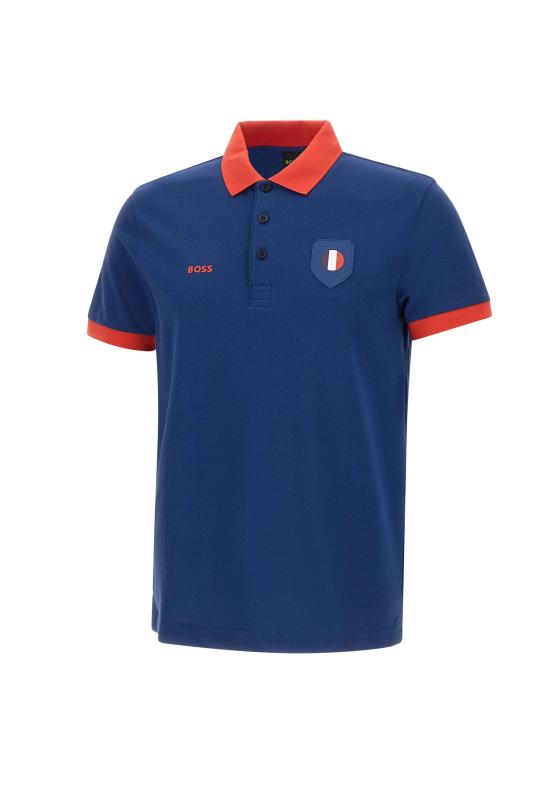 26SS 보스 폴로 티셔츠 50559263 419 BLUE