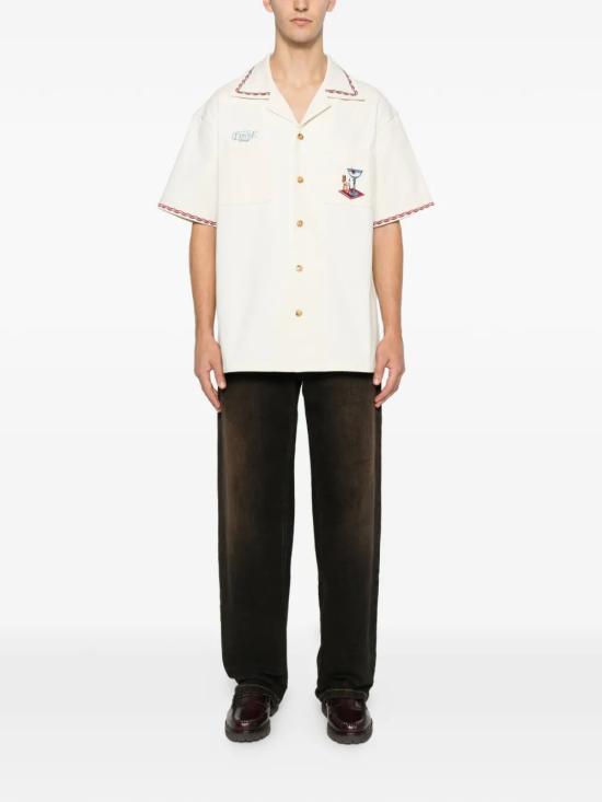 26SS 드롤드무슈 긴팔 셔츠 J SH227 CO215 OW OW OFF WHITE - DROLE DE MONSIEUR