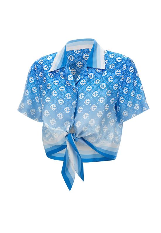 26SS 카사블랑카 셔츠 WSS26SH266 01 Blue