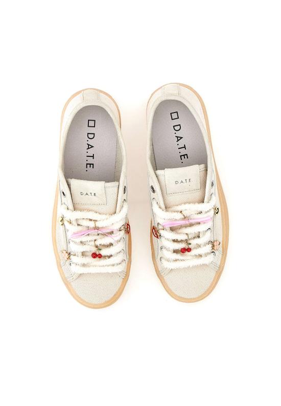 26SS 데이트 스니커즈 W441TEDM IV Beige - D.A.T.E.