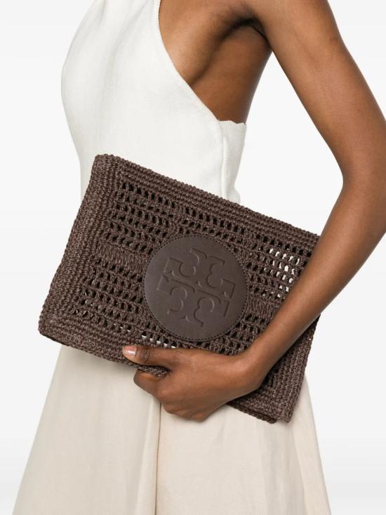 26SS 토리버치 클러치/파우치 183254200 Brown - TORY BURCH