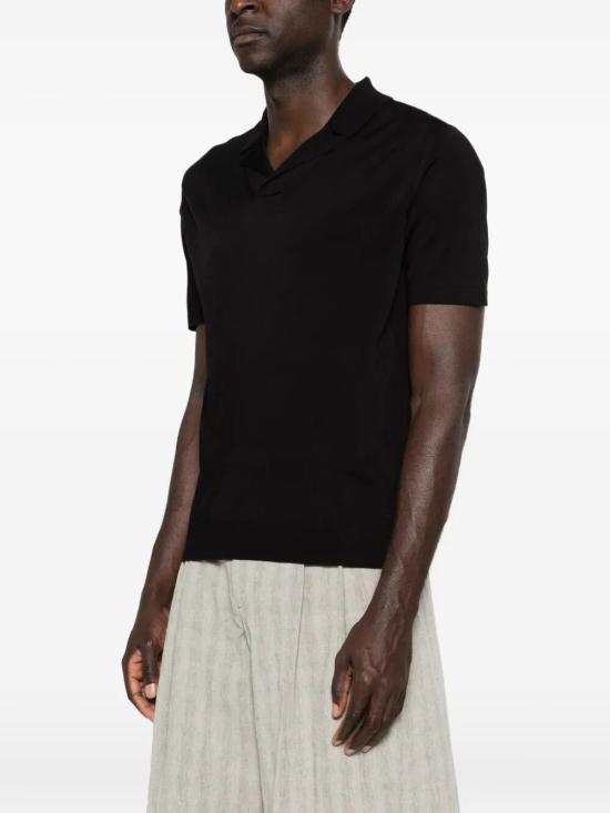 26SS 로베르토 콜리나 폴로 티셔츠 261MYA16024 09 NERO - ROBERTO COLLINA