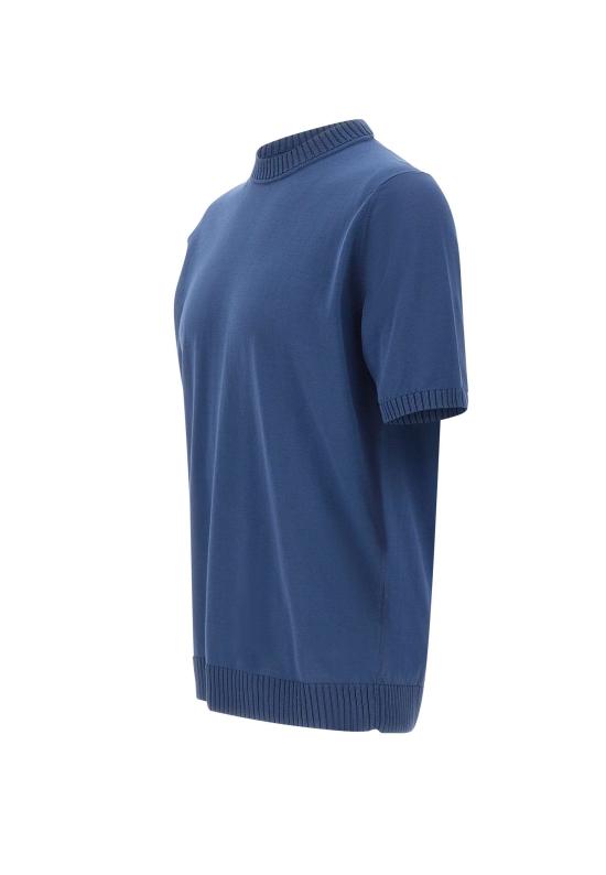 26SS 필리포 드 로렌티스 스웨터 GC3MC CR14R851 BLUE - FILIPPO DE LAURENTIIS