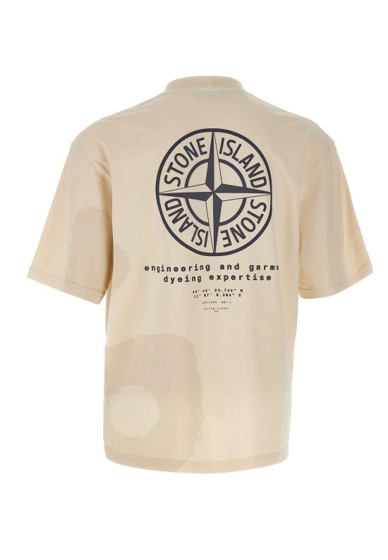 26SS 스톤 아일랜드 반팔 티셔츠 2100002S0365 V0093 Beige - STONE ISLAND